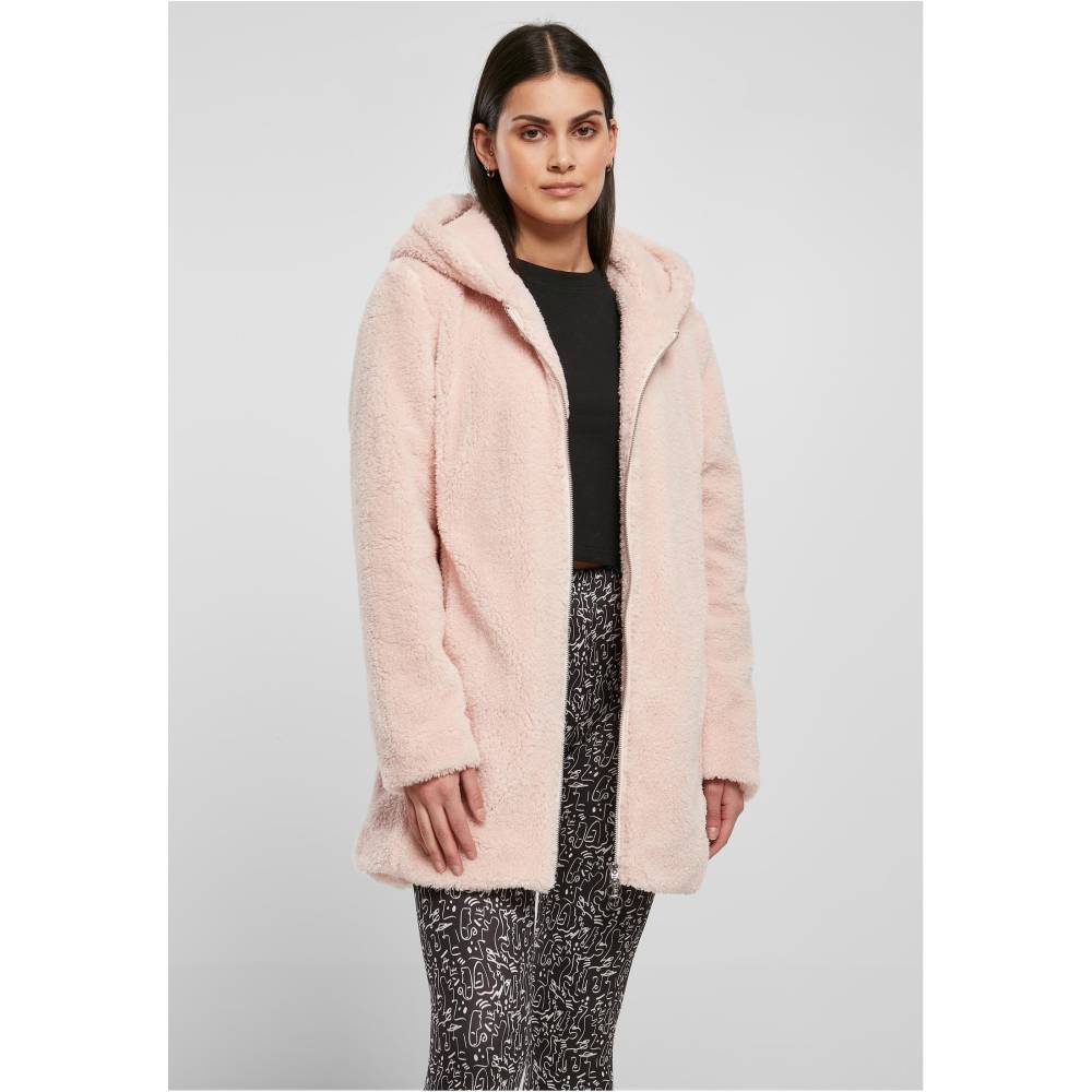 Urban Classics - Sherpa Veste - Rose